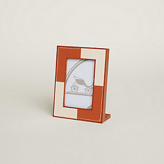 Pleiade en Casaque picture frame, small model - Blue | Hermès USA